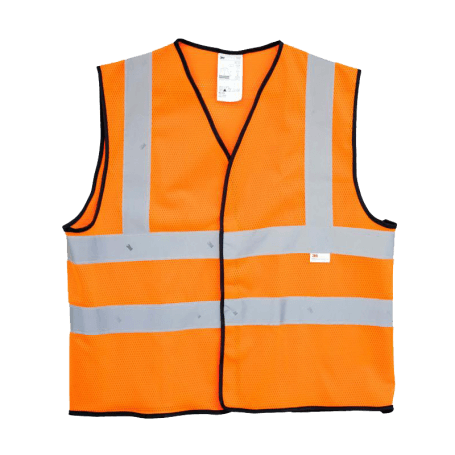 เสื้อกั๊กสะท้อนแสง 3M สีส้ม ไซต์ M